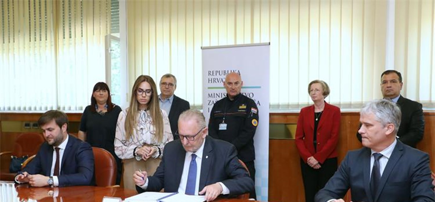 Potpisan ugovor za projekt Sustava za rano upozoravanje i upravljanje krizama